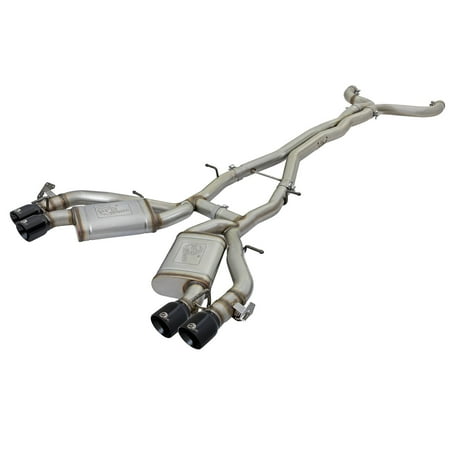 aFe MACHForce XP 3in 304 SS Cat-Back Dual Exhaust w/ Black Tips 16-17 Chevy Camaro SS V8-6.2L Fits select: 2016-2021 CHEVROLET CAMARO SS, 2022-2023 CHEVROLET CAMARO LT1/SS