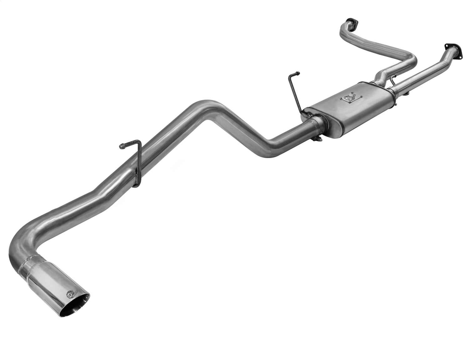 aFe 49-43038-P aFe MACHForce XP Exhausts Cat-Back SS 409 EXH Polished CB Ford F-150 11-12 V6-3.5L (tt) main image 0