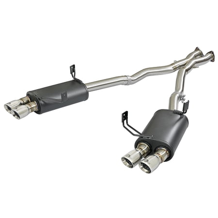 aFe POWER MACH Force-Xp Exhaust System, 49-36339-P, for BMW Fits select: 2006 BMW M ROADSTER, 2007 BMW Z4 COUPE