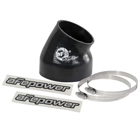 aFe Magnum FORCE Silicone Replacement Coupling Kit 4in ID x 30 Deg. Elbow Coupler - Black