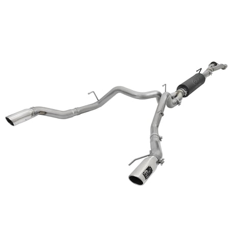aFe POWER Rebel Series Exhaust System, 49-33094-P, for Ford Fits select: 2018-2020 FORD F150 RAPTOR, 2017 FORD F150 SUPER CAB