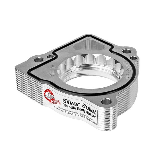 aFe POWER Silver Bullet Throttle Body Spacer, 46-32003, for Dodge Fits select: 2000-2009 DODGE DAKOTA, 2000-2009 DODGE DURANGO