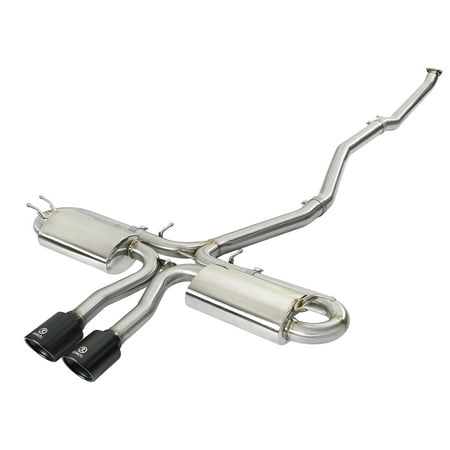 aFe POWER Takeda Exhaust System, 49-36621-B, for Honda Fits select: 2017-2020 HONDA CIVIC SI