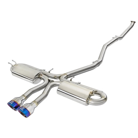 aFe POWER Takeda Exhaust System, 49-36621-L, for Honda Fits select: 2017-2020 HONDA CIVIC SI