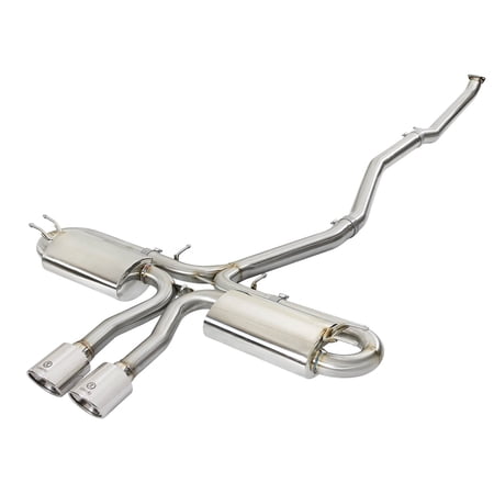 aFe POWER Takeda Exhaust System, 49-36621-P, for Honda Fits select: 2017-2020 HONDA CIVIC SI