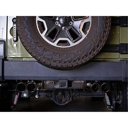 aFe POWER Vulcan Series Exhaust System, 49-38087-B, for Jeep Fits select: 2015-2018 JEEP WRANGLER UNLIMITED, 2012-2014 JEEP WRANGLER