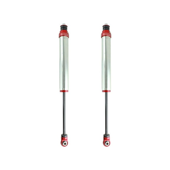 aFe Power 102-0052-09 Sway-A-Way Rear Shock Kit; 2 in. Diameter; OE Replacement; Adj. Ridge Height; Piggyback Reservoirs w/Fully Synthetic Oil; Fits select: 2007-2021 TOYOTA TUNDRA