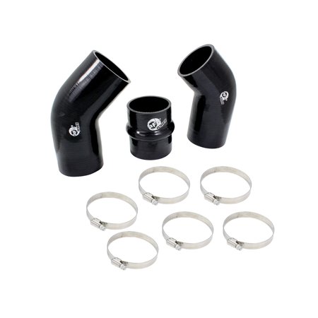 aFe Power 46-20170AA BladeRunner Intercooler Couplings And Clamp Kit; Incl. High Temp Silicone Coupler Set/Coupler Hose/Clamps; For Use w/Intercooler Combo Kit PN[46-20172];