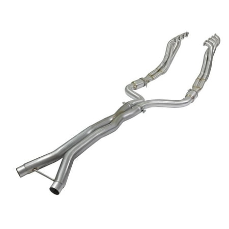 aFe Power 48-34127-YC Twisted Steel Tri-Y Header/X-Pipe (Street), (Non-Carb Fits select: 2016-2021 CHEVROLET CAMARO SS