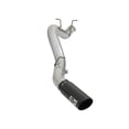 thumbnail image 1 of aFe Power 49-04085-B ATLAS DPF-Back Exhaust System; 4 in. Tubing; Stainless Steel; Incl. Tailpipe/6 in. Black Tip; Single Rear Exit;, 1 of 8
