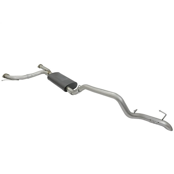 aFe Power 49-36120 MACH Force-Xp Cat-Back Exhaust System; 3 in. Tubing; Stainless Steel; Incl. Black Powdercoat 22 in. Muffler/Hangers/Band Clamps/Hardware; Hi-Tuck Design; +13 HP/+15 Lbs. x Ft.;