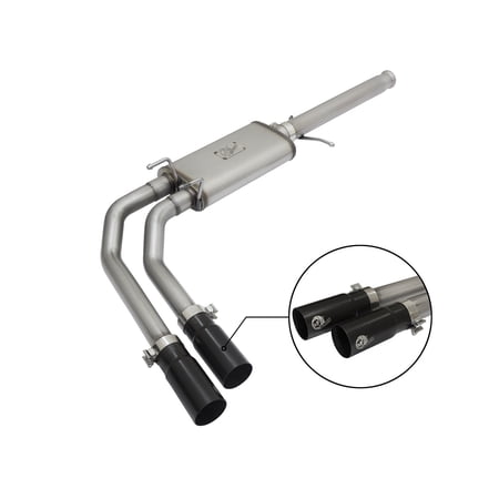 aFe Power 49-44062-B Rebel Series Cat-Back Exhaust System Fits select: 2009-2018 CHEVROLET SILVERADO, 2009-2018 GMC SIERRA