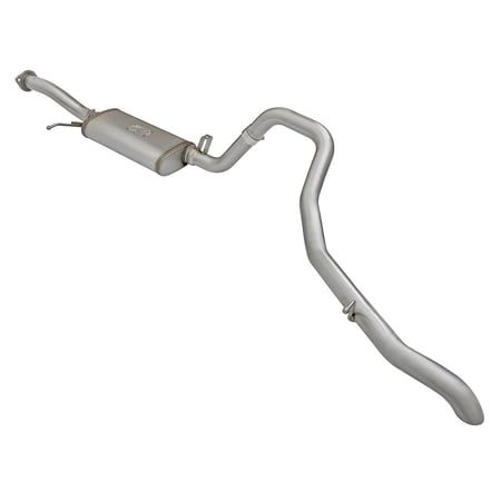 aFe Power 49-46118 MACH Force-Xp Cat-Back Exhaust System; 2.5 in. Tubing; Stainless Steel; Incl. Muffler/Hardware; +11 HP/+23 lbs. x ft. of Torque; Hi-Tuck Design; 2002-16 Nissan Patrol 4.8L Non-US;