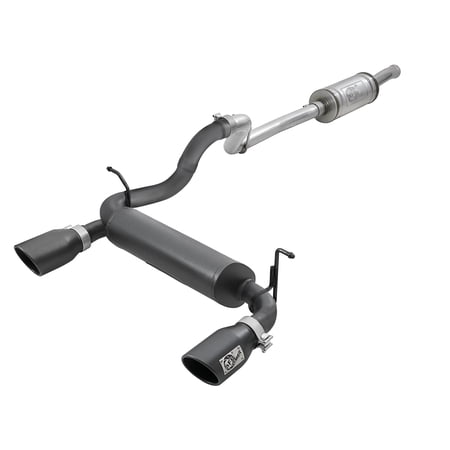 aFe Power 49-48066-B Rebel Series Cat-Back Exhaust System Fits 18 Wrangler (JL) Fits select: 2018-2019,2021 JEEP WRANGLER UNLIMITED