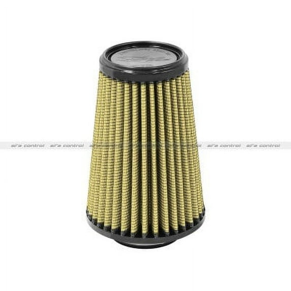 aFe Power 72-25507 Performance Replacement Air Filter, 2-1/2 IN F x 5 IN B x 3-1/2 IN T x 7 IN H, Washable, Oiled Media