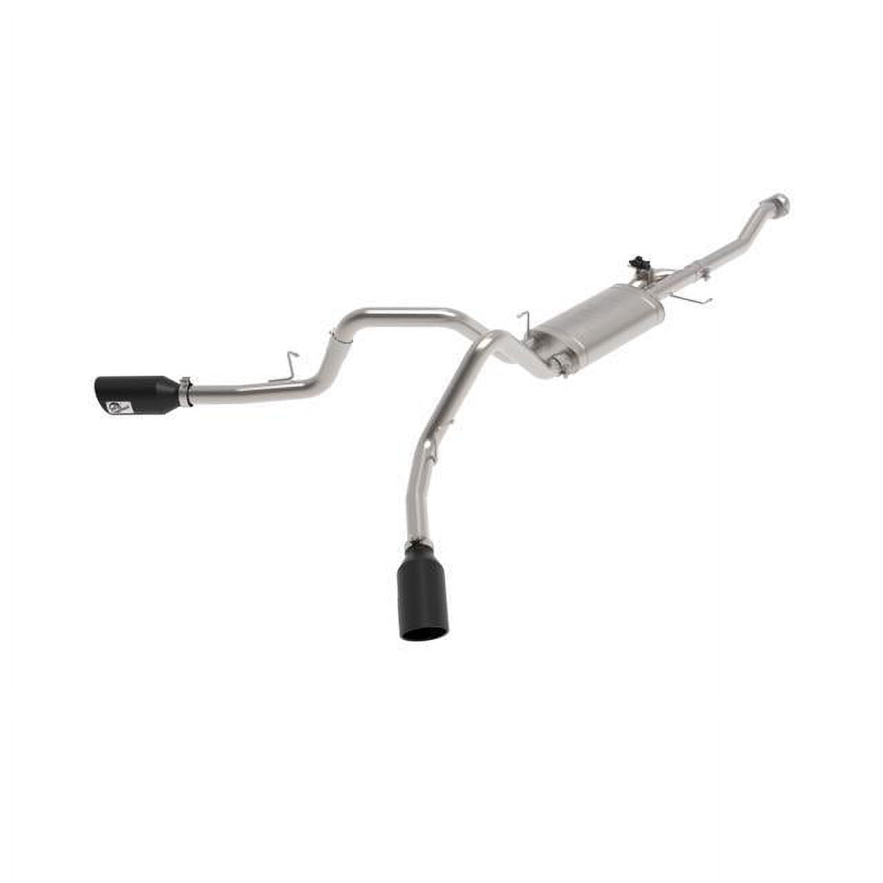 aFe Gemini XV 3in 304 SS Cat-Back Exhaust 2021 Ford F-150 V6 2.7L/3.5L (tt)/V8 5.0L w/ Polished Tips