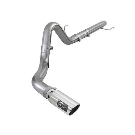 aFe Power Large Bore-HD 4 IN 409 Stainless Steel DPF-Back Exhaust System w/ Polished Tip Ford F-150 18-19 V6-3.0L (td) 49-43106-P Fits select: 2018-2021 FORD F150