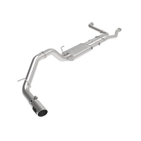 aFe Power MACH Force-XP 3 IN to 4 IN 409 Stainless Steel Cat-Back Exhaust System Polished Nissan Titan XD 16-19 V8-5.6L 49-46135-P