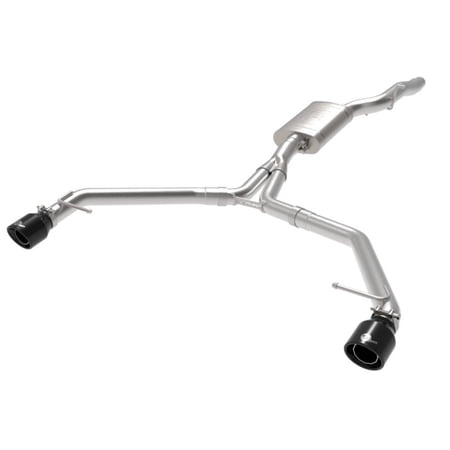 aFe Power MACH Force-Xp 3 to 2-1/2 IN Stainless Steel Axle-Back Exhaust w/Black Tip Audi Allroad 13-16 L4-2.0L (t) 49-36437-B Fits select: 2013-2016 AUDI A4 ALLROAD
