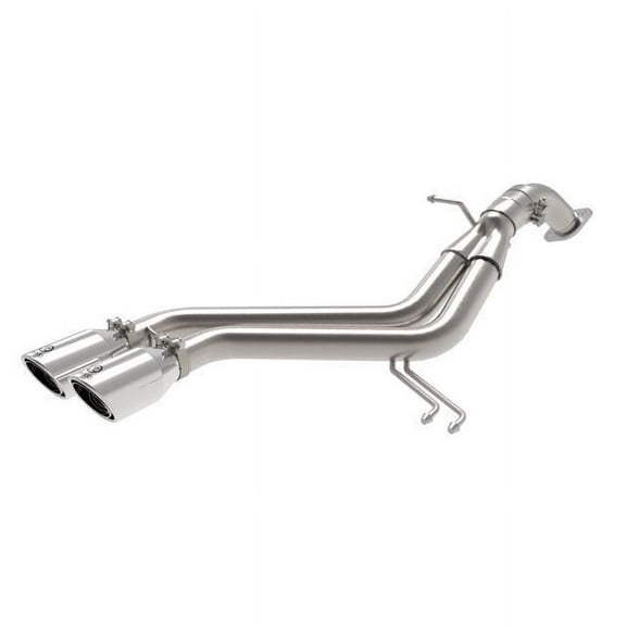 aFe Power Takeda 3 IN to 2-1/2 IN 304 Stainless Steel Axle-Back Exhaust w/ Polished Tip Hyundai Veloster 13-17 L4-1.6L (t) 49-37019-P