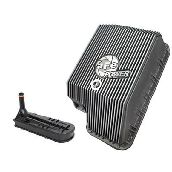 aFe Power Transmission Pan; Raw Finish for 94-10 F250 Power Stroke
