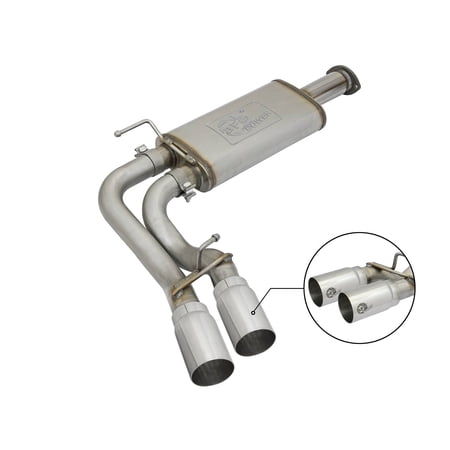 aFe Rebel Exhausts Cat-Back SS w/Polished Tip 16 Toyota Tacoma V6-3.5L