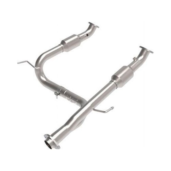 aFe Toyota Tacoma 05-15 V6-4.0L Twisted Steel Y-Pipe w/ Cat - 48-46006-RC