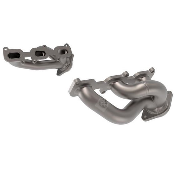 aFe Twisted Steel Shorty Header 11-17 Ford Mustang V6-3.7L - Titanium Coat Finish