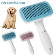 Pluokvzr Pet Massage Brush Self Cleaning Slicker Dog Cat Grooming Puppy Pet Supplies Dog Brush Cat Nail Clipper Pet Grooming Brush for Dogs and Cats with Short to Long Hair