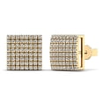 thumbnail image 1 of aaXia 14K Yellow Gold 1/2ct. TDW Diamond Square Stud Earrings (H-I, I1-I2), 1 of 5