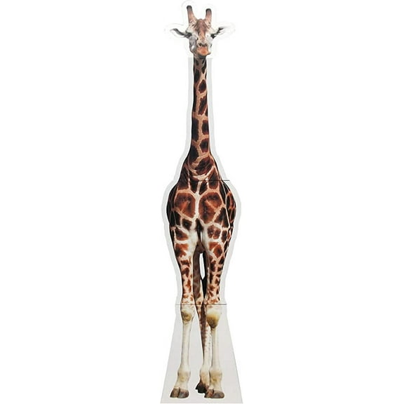 aahs!! Engraving Animal Life Size Cardboard Cutout Stand Up | Standee Picture Poster Photo Print (Giraffe)
