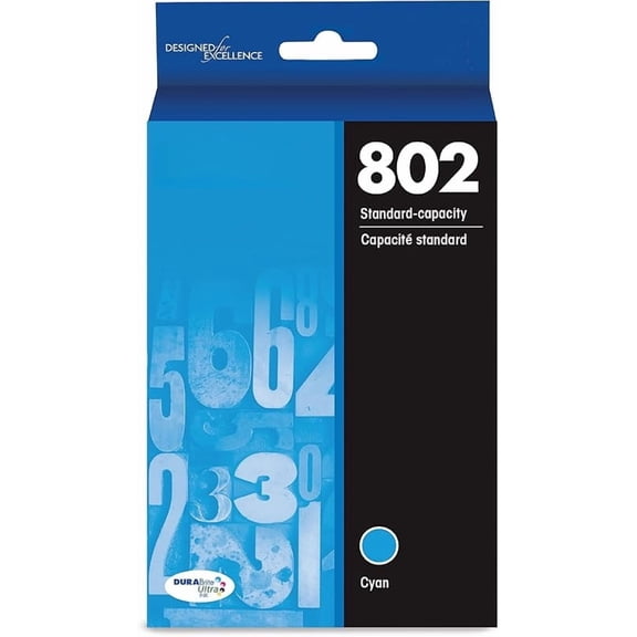 ab 802 DURABrite Ultra Ink High Capacity Black & Standard Color Cartridge Combo Pack (T802XL-BCS) Works with WorkForce Pro WF-4720, WF-4730, WF-4734, WF-4740