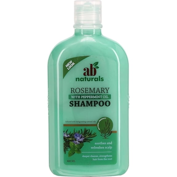 ab naturals Rosemary and Peppermint Oil Shampoo, 16.2oz