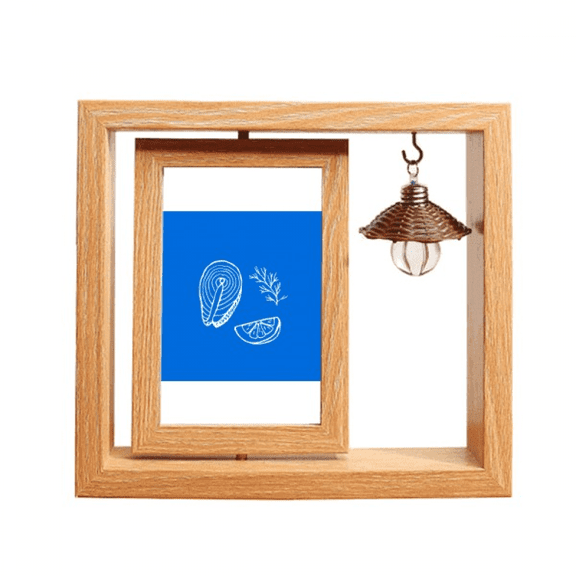 abal aquatic marine assemblage Wooden Rotating Picture Photo Frame 4x6