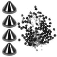 thumbnail image 1 of abbageba 100Pcs Crafting Studs Plastic Craft Rivets Crafting Rivet Studs Clothing Rivet Spike, 1 of 5