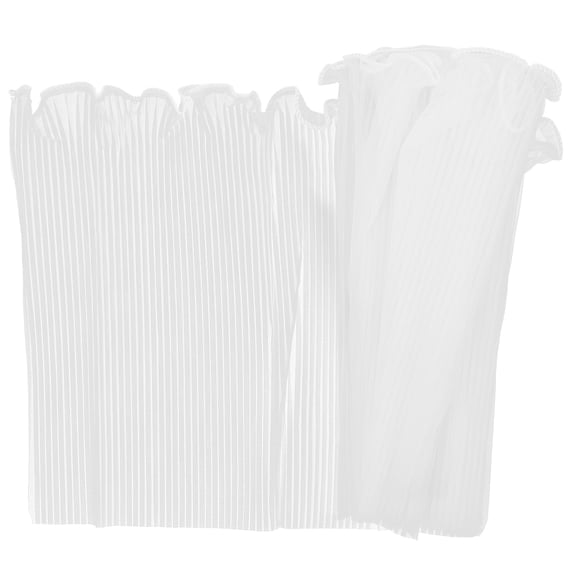 MERRYHAPY Flower Bouquet Wrapping Yarn White 1Pcs 15.7x11In