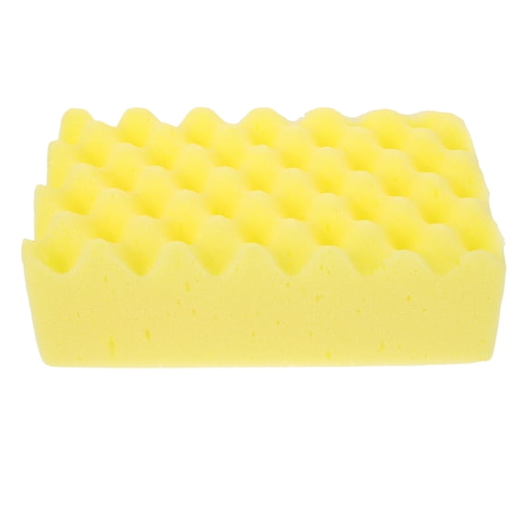 MERRYHAPY Sponge Scrubber Yellow 1Pcs 8.3x4.3x2.8in
