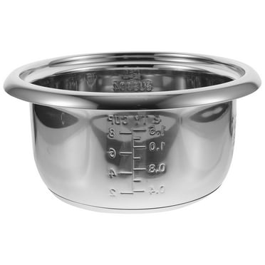 abbageba Cooker Inner Pot Large Capacity Rice Cooker Pot Round Cake Baking Pot Multi-use Rice Pot Rice for Home