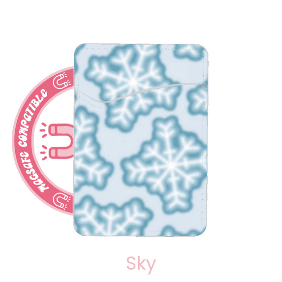 abbyrose Aura Snowflakes MagSafe Rose Pocket