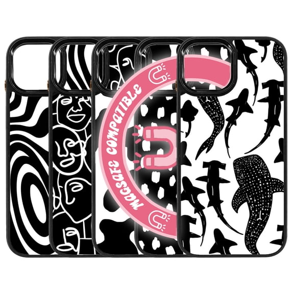 abbyrose Black & White MagSafe iPhone Case Collection for iPhone 16 Pro Max