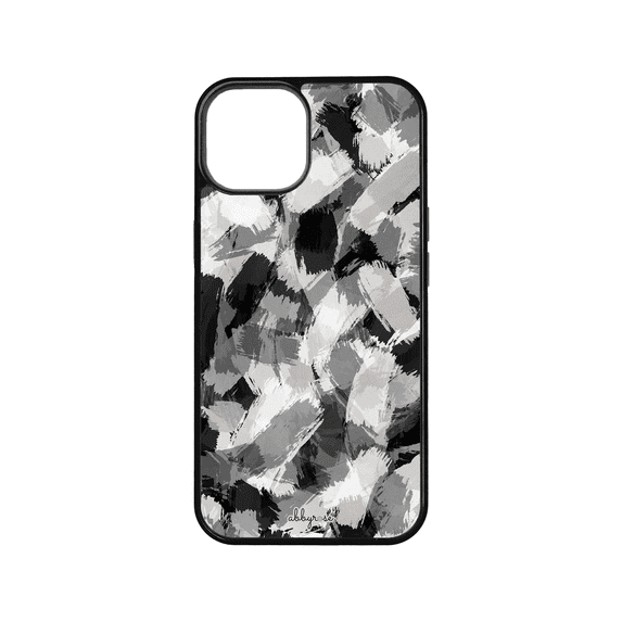 abbyrose Black & White Scribble iPhone Case for iPhone 14