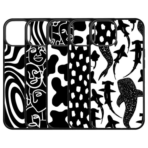 abbyrose Black & White iPhone Case Collection for iPhone 12 / iPhone 12 Pro