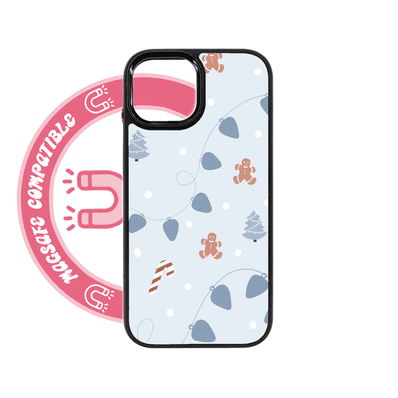 abbyrose Blue Christmas MagSafe iPhone Case for iPhone 13 Mini