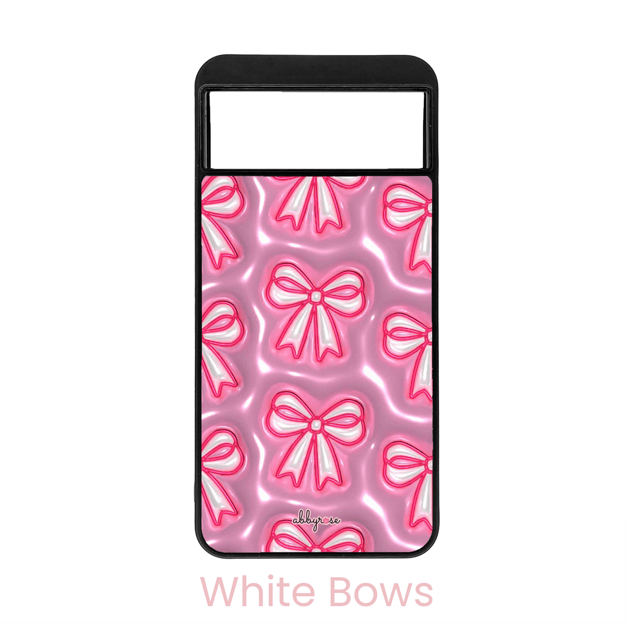 abbyrose Bubble Bows Pixel Phone Case
