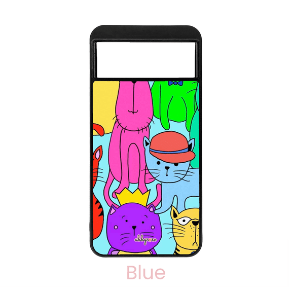 abbyrose Cats in Hats Pixel Phone Case for Pixel 7a