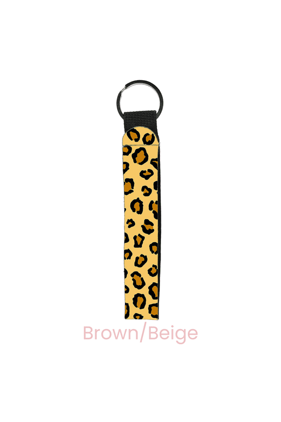 Cheetah Wristlet Key Chain