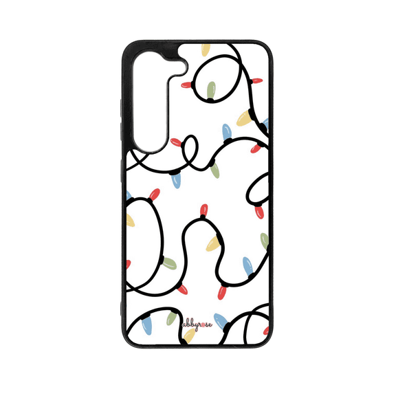 abbyrose Christmas Lights Galaxy Phone Case for Galaxy s25 Plus