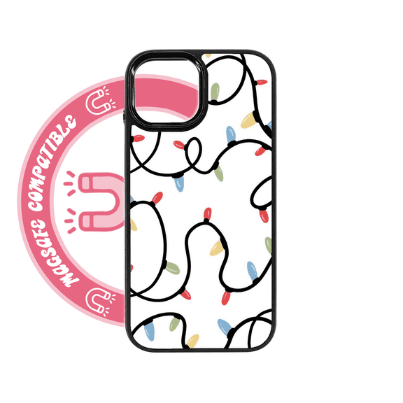 abbyrose Christmas Lights MagSafe iPhone Case for iPhone 16 Pro Max
