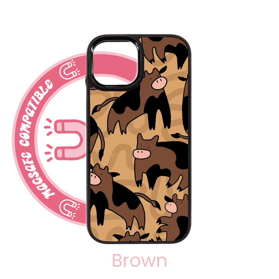 abbyrose Crazy Cows MagSafe iPhone Case for iPhone 15 Pro