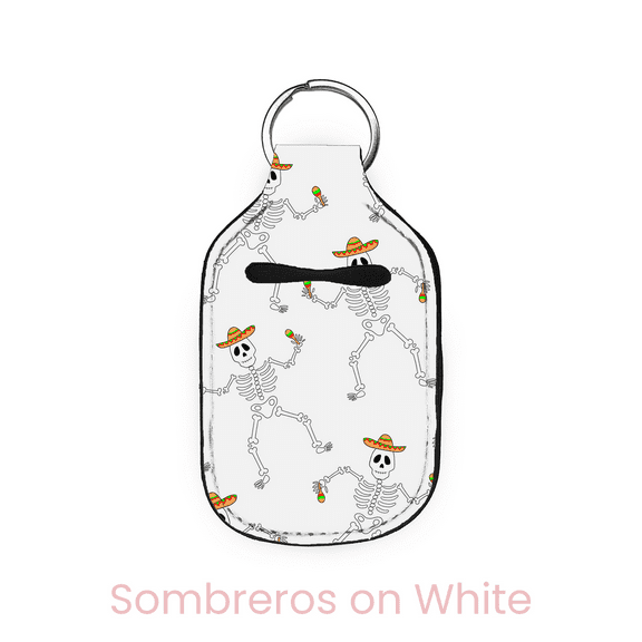 abbyrose Dancing Skeletons Hand Sanitizer Holder